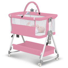 Meichyun baby bassinet 3-in-1 setup for bedside comfort and versatile use.