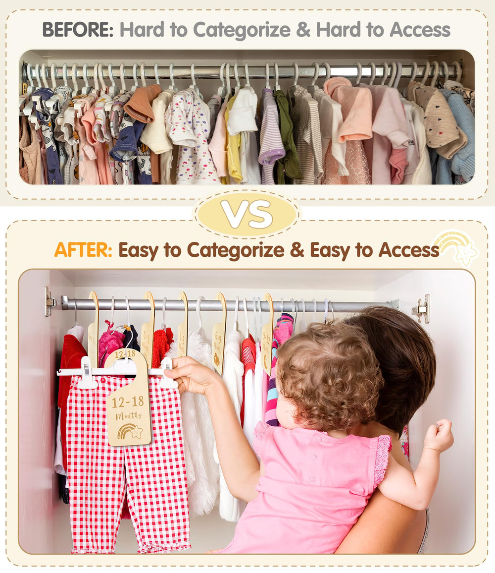 MEILIDY divider pack in box showcases gift-ready nursery organization idea.