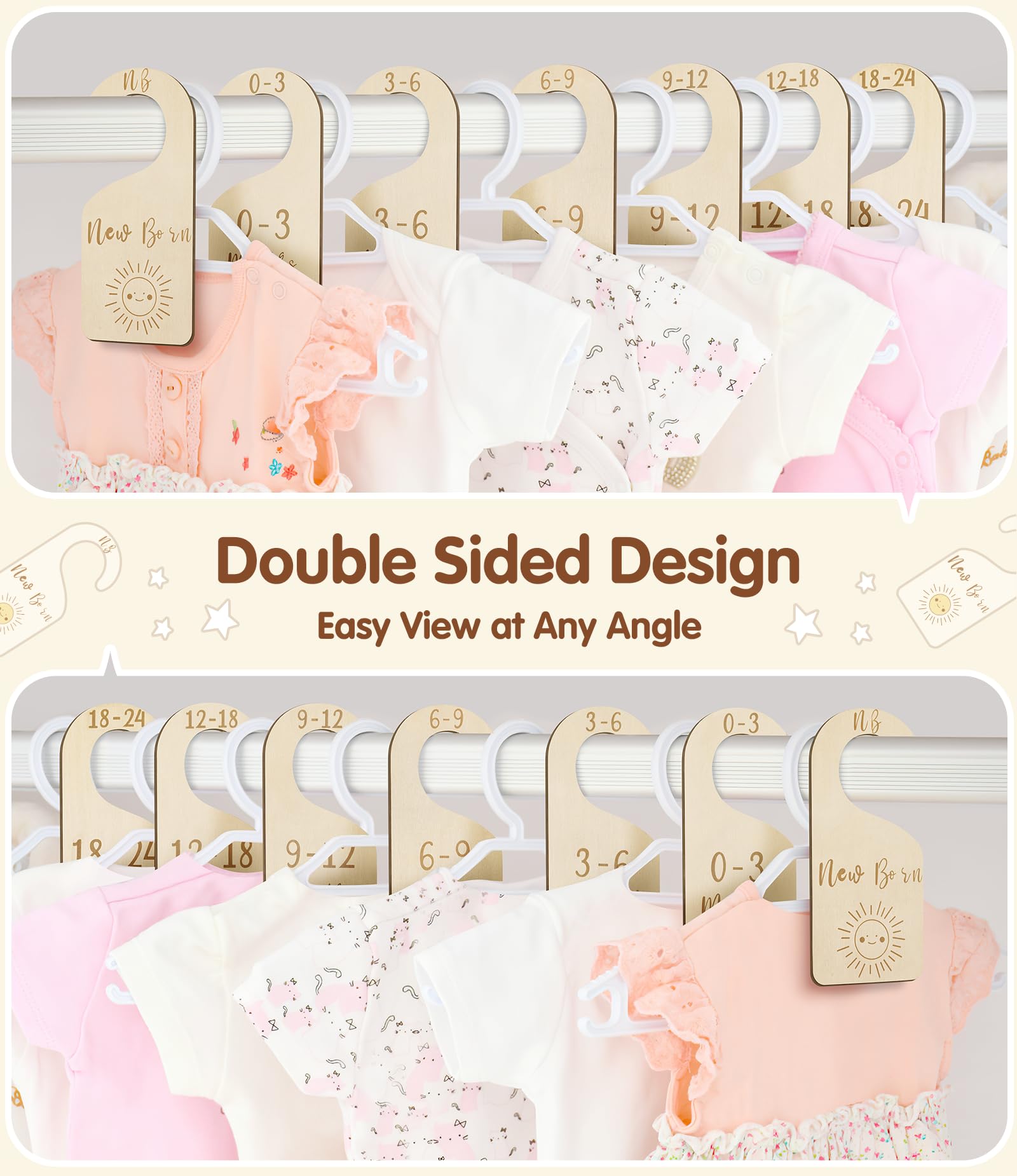 MEILIDY wooden dividers edge detail highlights durable craftsmanship and smooth surfaces.