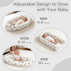 Meindoovm Baby Lounger adjustable buckle grows with your baby