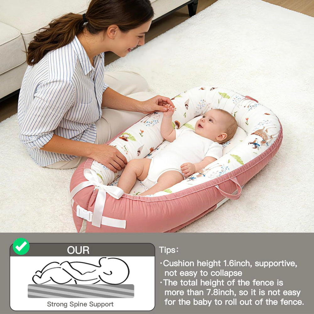 Meindoovm baby lounger CPSIA certified tag signals safety.