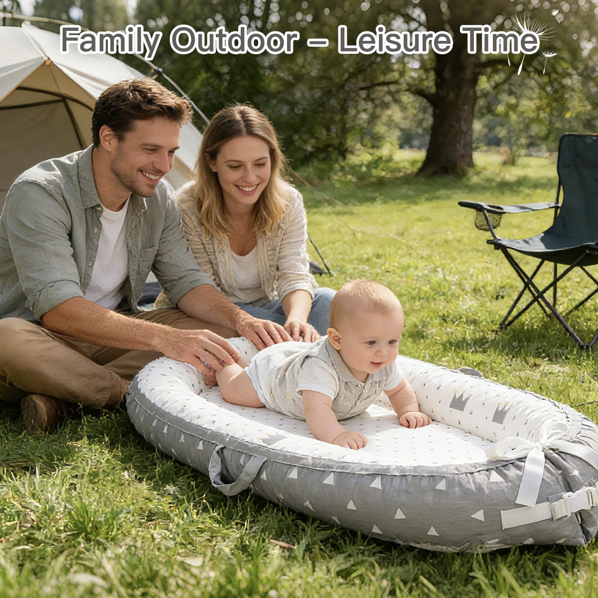 Meindoovm baby lounger CPSIA and CPC certified safety label.