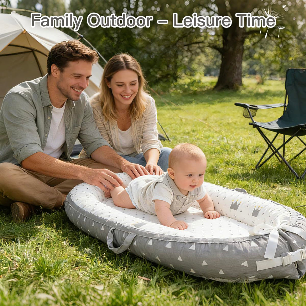 Meindoovm baby lounger CPSIA and CPC certified safety label.