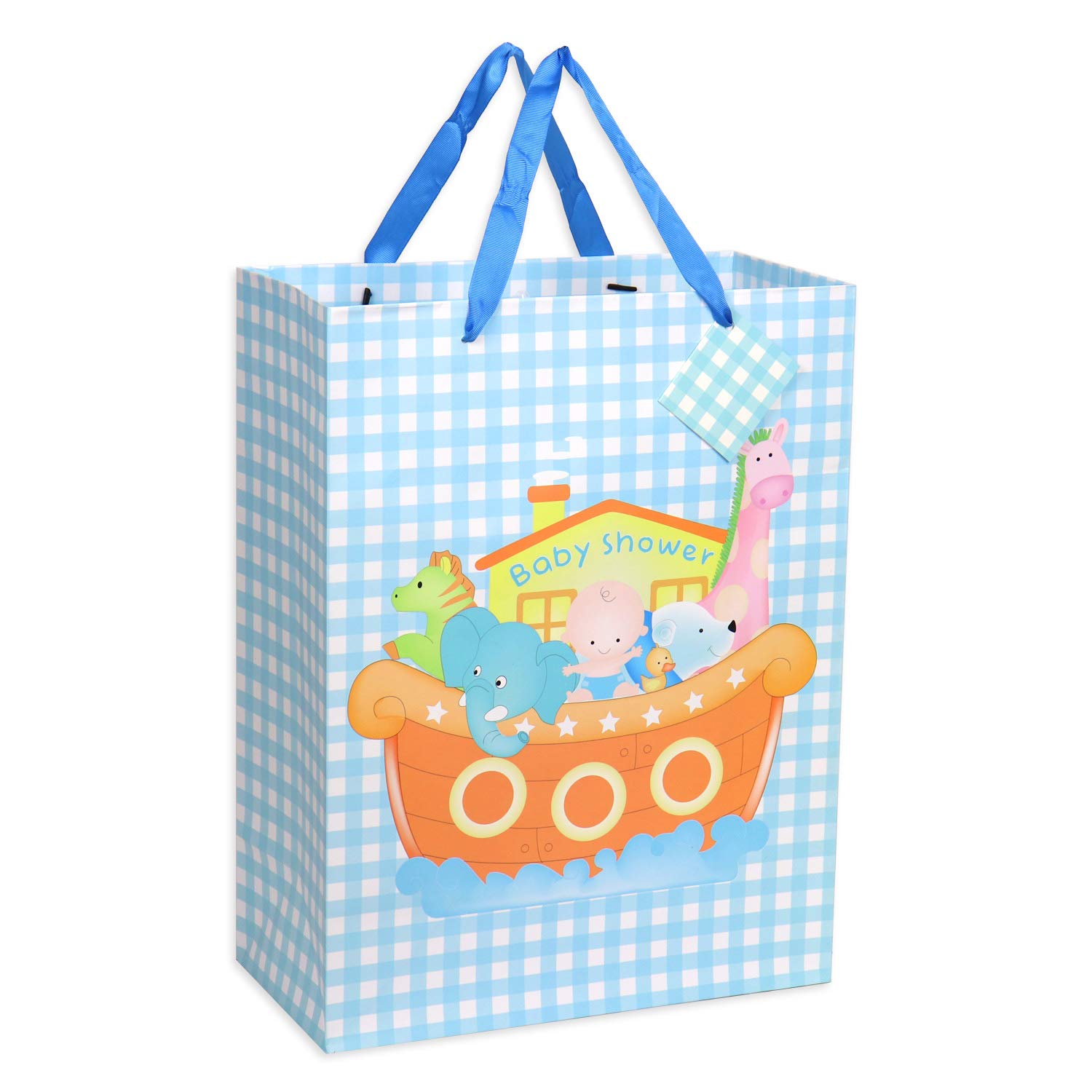 Meirus elephant design gift bag with cute detail for baby gifts.