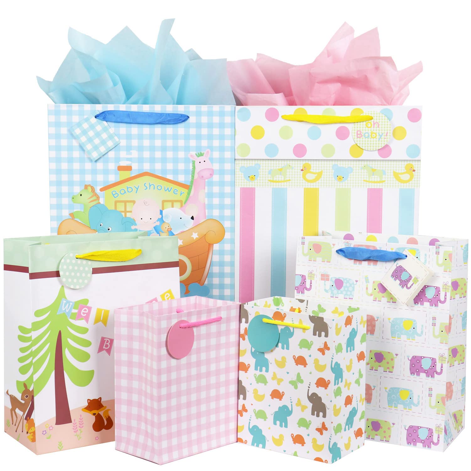 Meirus pink plaid design bag cheerful option for baby girl gifting.