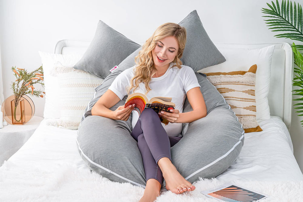 Meiz 7D-polyester-filling provides soft, fluffy full-body support.