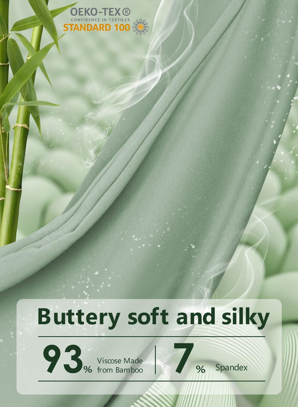 Meiz bamboo cover closeup shows breathable moisture-wicking fabric