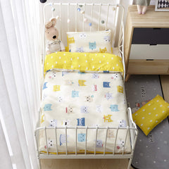 MEJU Cat Kitty cotton weave demonstrates breathable material ideal for year-round comfort.