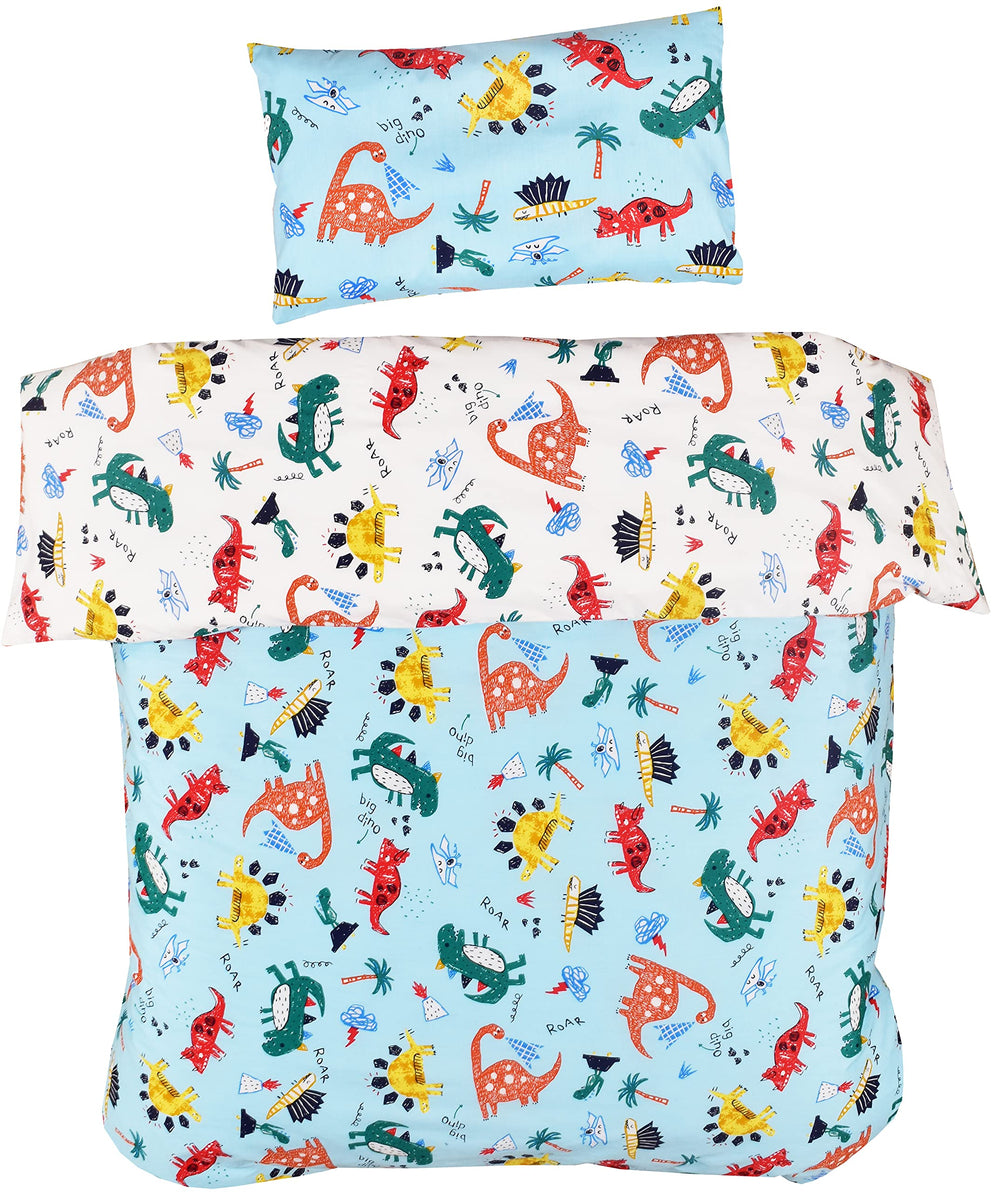 MEJU Dinosaur duvet cover 43x59 in soft cotton for cozy nights
