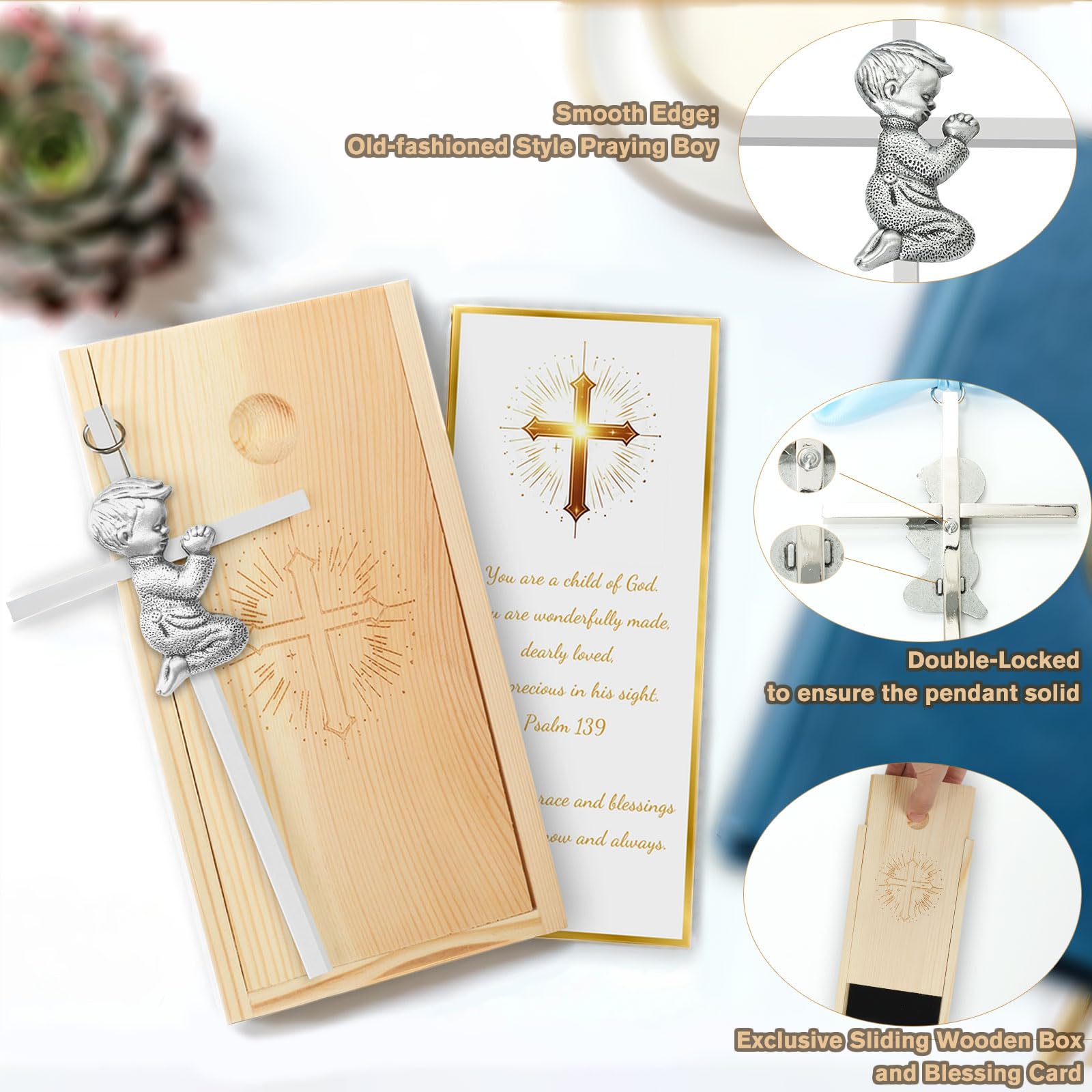 Meliatomia praying cross room decor offering timeless faith symbolism.