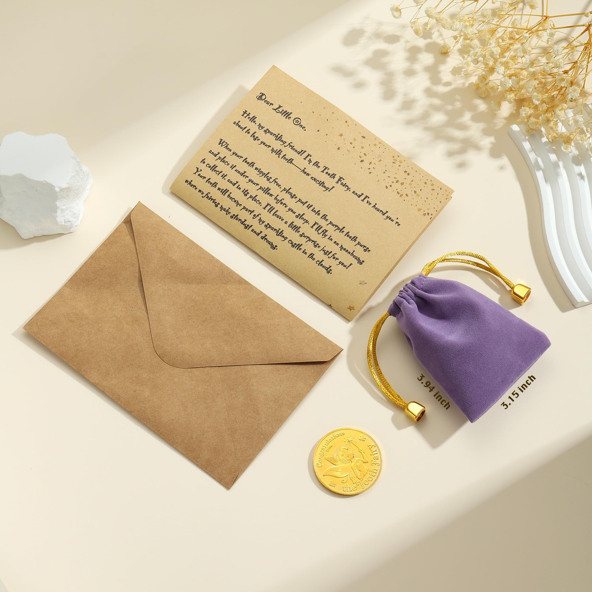 Meliatomia tooth fairy protective-case detail preserves coin surface and longevity.