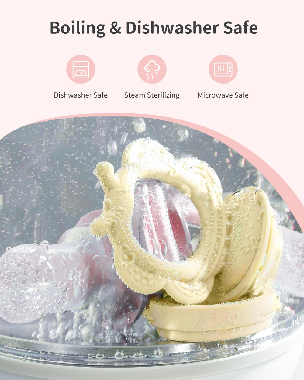 Melican BPA-free silicone ensures safe material for food storage and feeding.