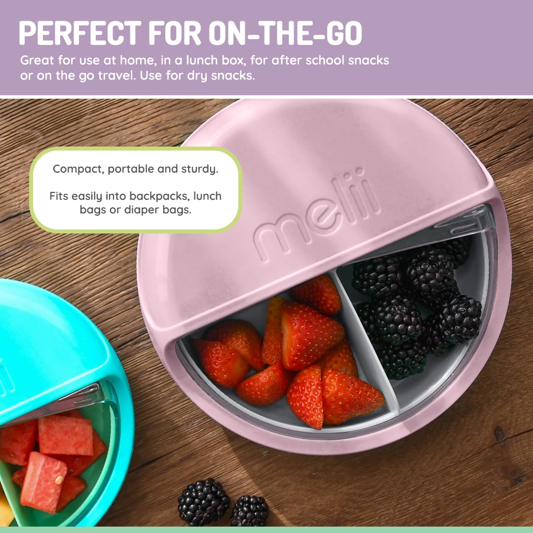 melii Bento Spin kids-friendly design encourages independent snacking.