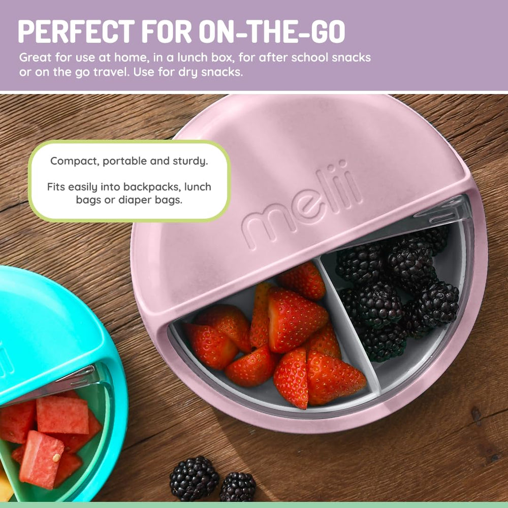 melii Bento Spin kids-friendly design encourages independent snacking.