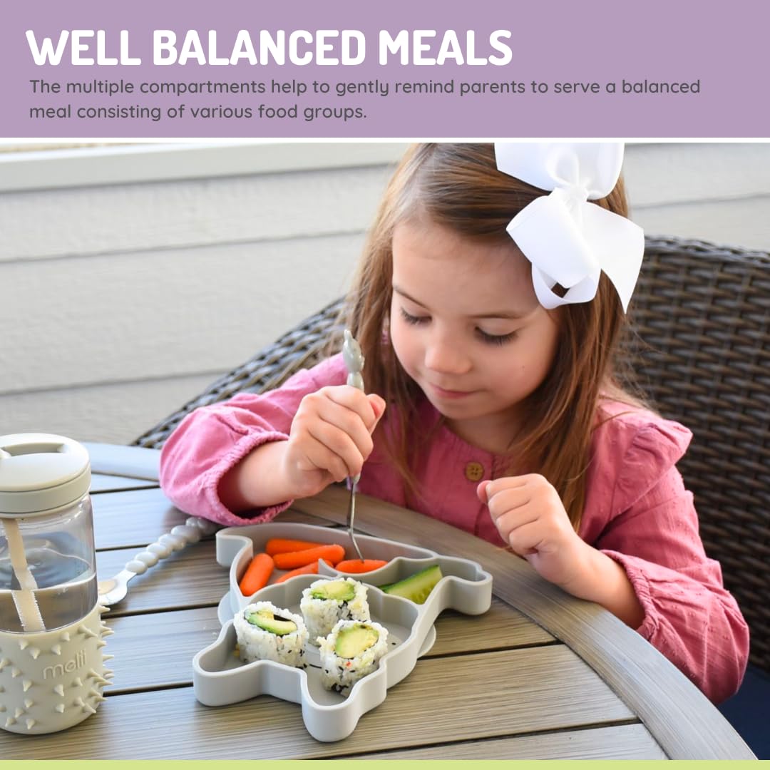 melii bright colors design draws interest and encourages positive mealtime exploration.
