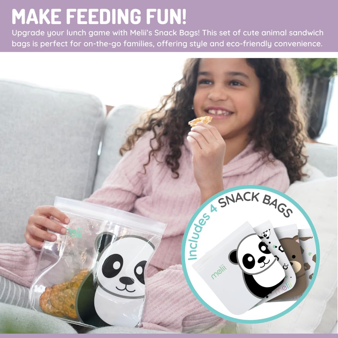 melii bear lunch bag shows durable EVA construction for everyday use.