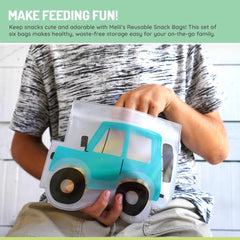Melii freezer safe snack bags keep items fresh in freezer storage