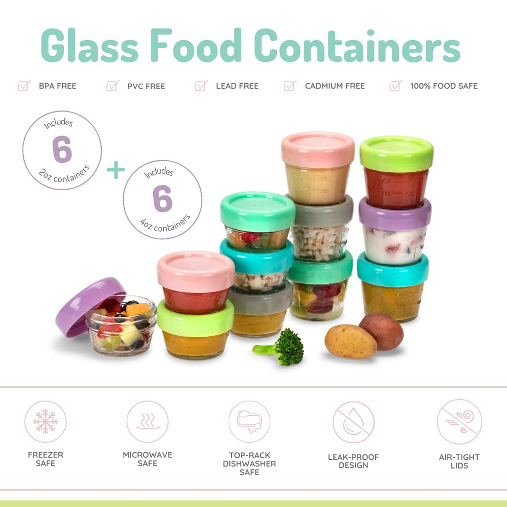 melii glass jar close-up highlights clear glass and leakproof lid for fresh sauces.