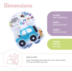 Melii kid friendly snack bags open easily for independent snacking