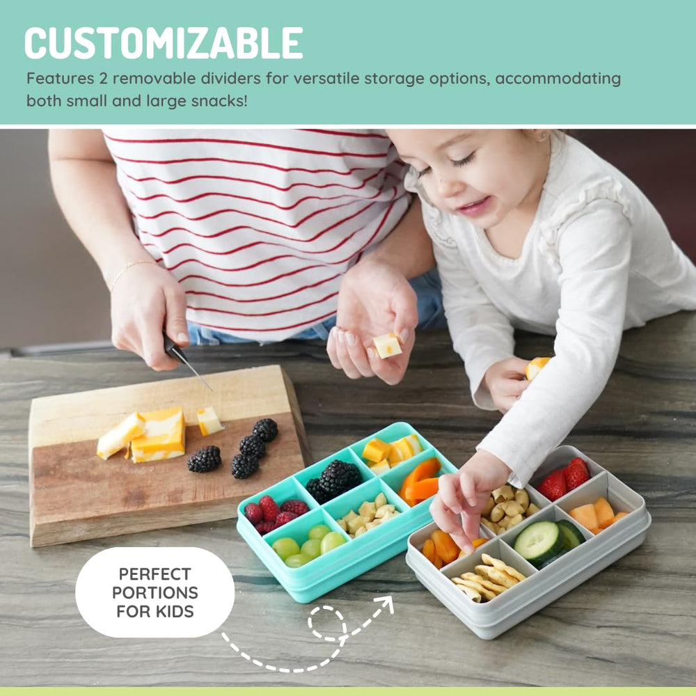 melii Mini Snackle Box stores beads and craft supplies for tidy arts & crafts.