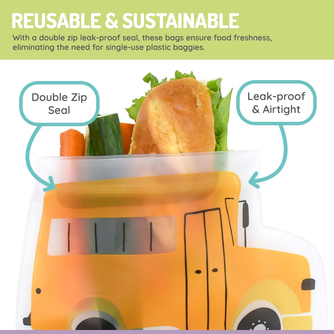 Melii multipurpose snack bags ideal for snacks and cosmetics storage