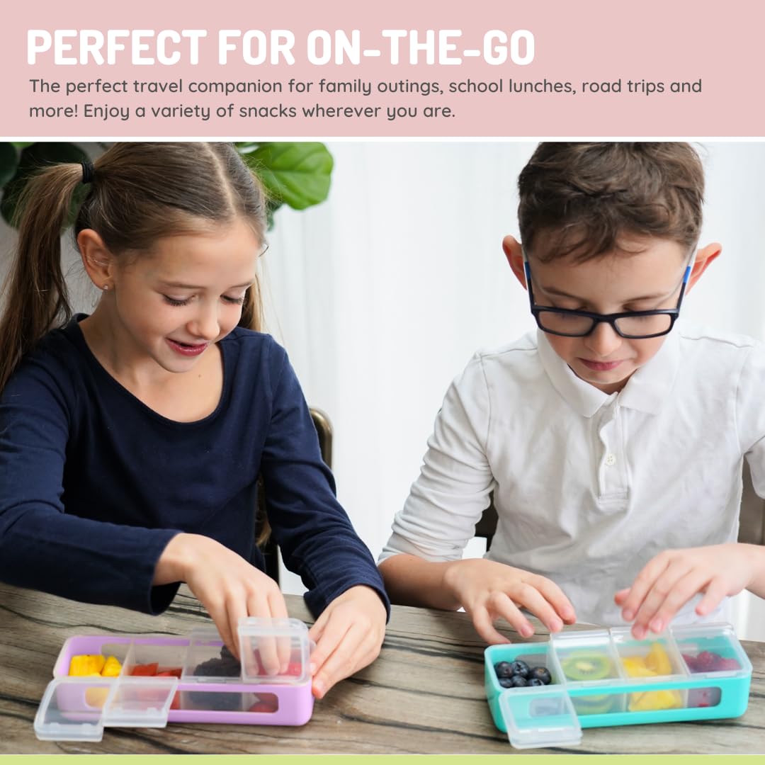 melii Snackle Box BPA-free and food-safe for everyday use.