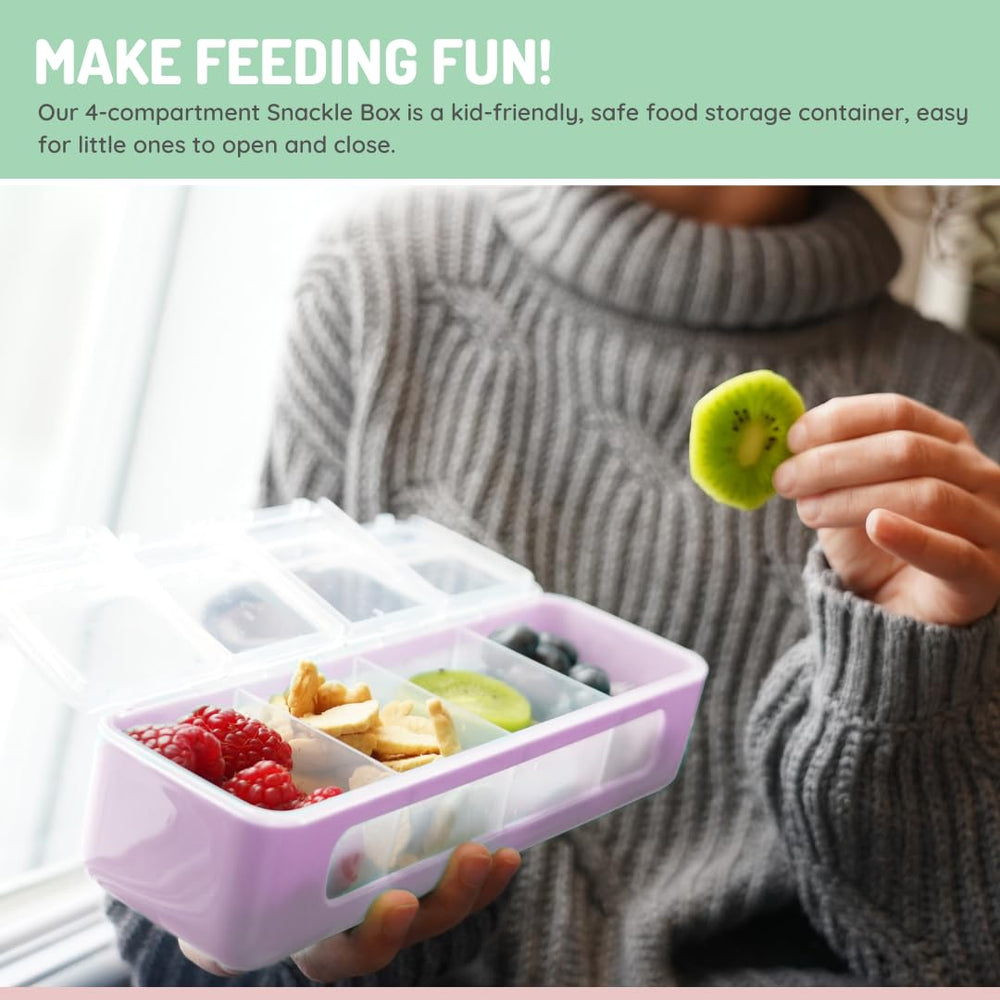 melii Snackle Box is dishwasher-safe for easy cleanup.
