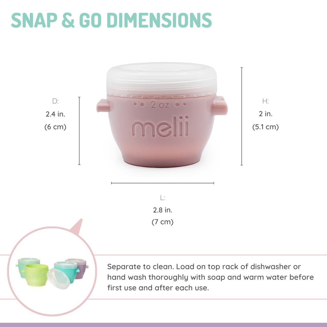melii Snap & Go airtight lids keep leftovers fresh for easy fridge meals