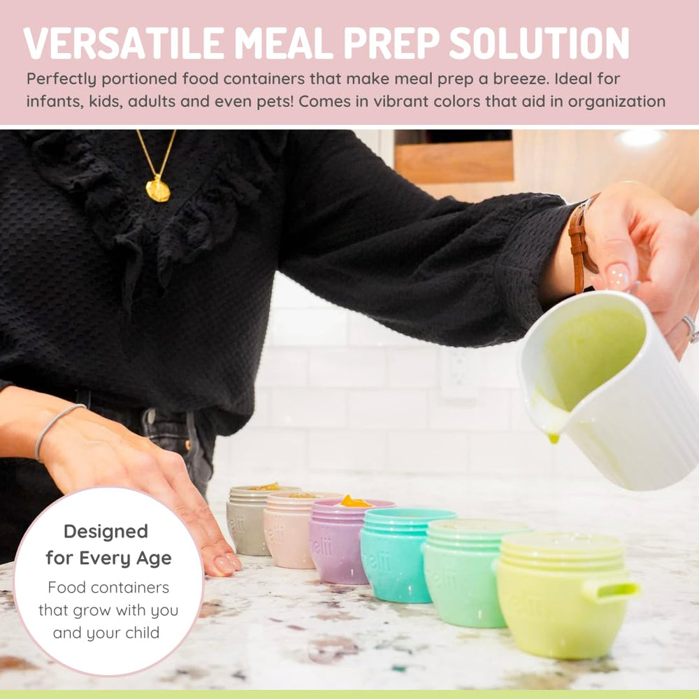 melii Snap & Go food-grade materials ensure BPA-free, safe food storage
