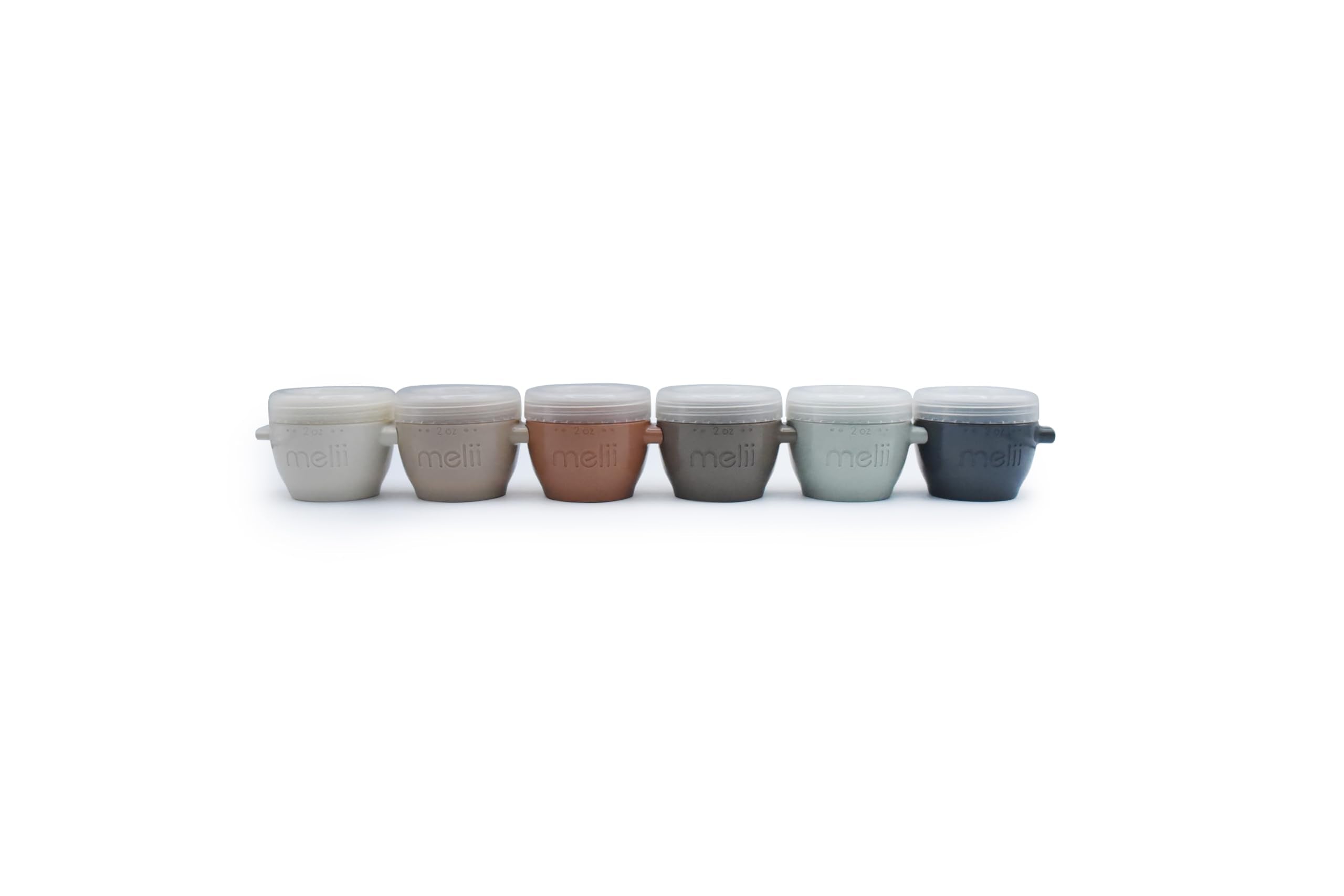 melii Snap & Go pods with closed lids for mess-free baby meals