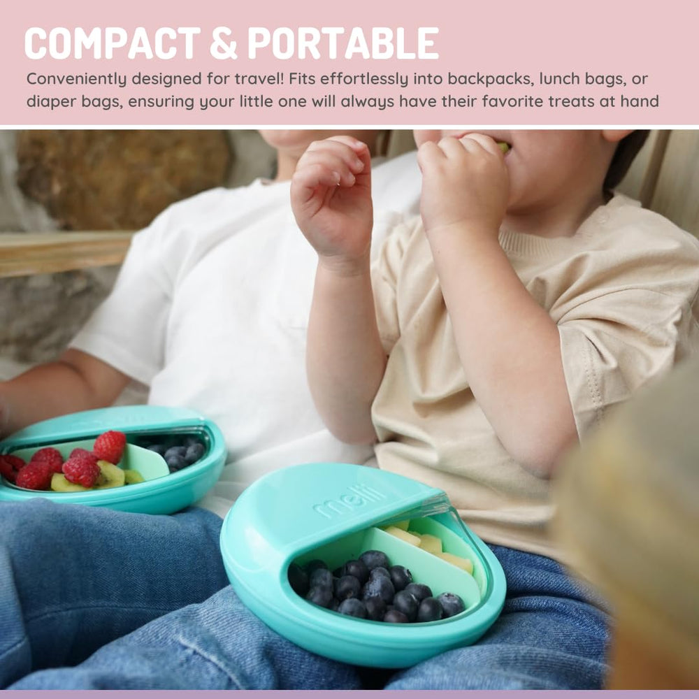 melii Spin Snack Container lead-free and PVC-free construction for daily use