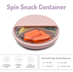 melii Spin Snack Container three-compartment design for organized snacks
