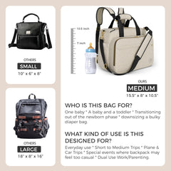Mellories stroller-strap-adjusted bag secures to any stroller with ease