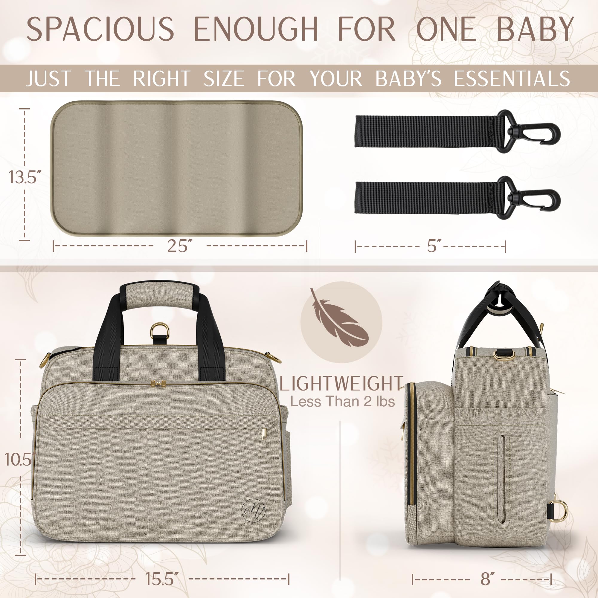 Mellories insulated-bottle-pockets keep drinks at the right temp on outings