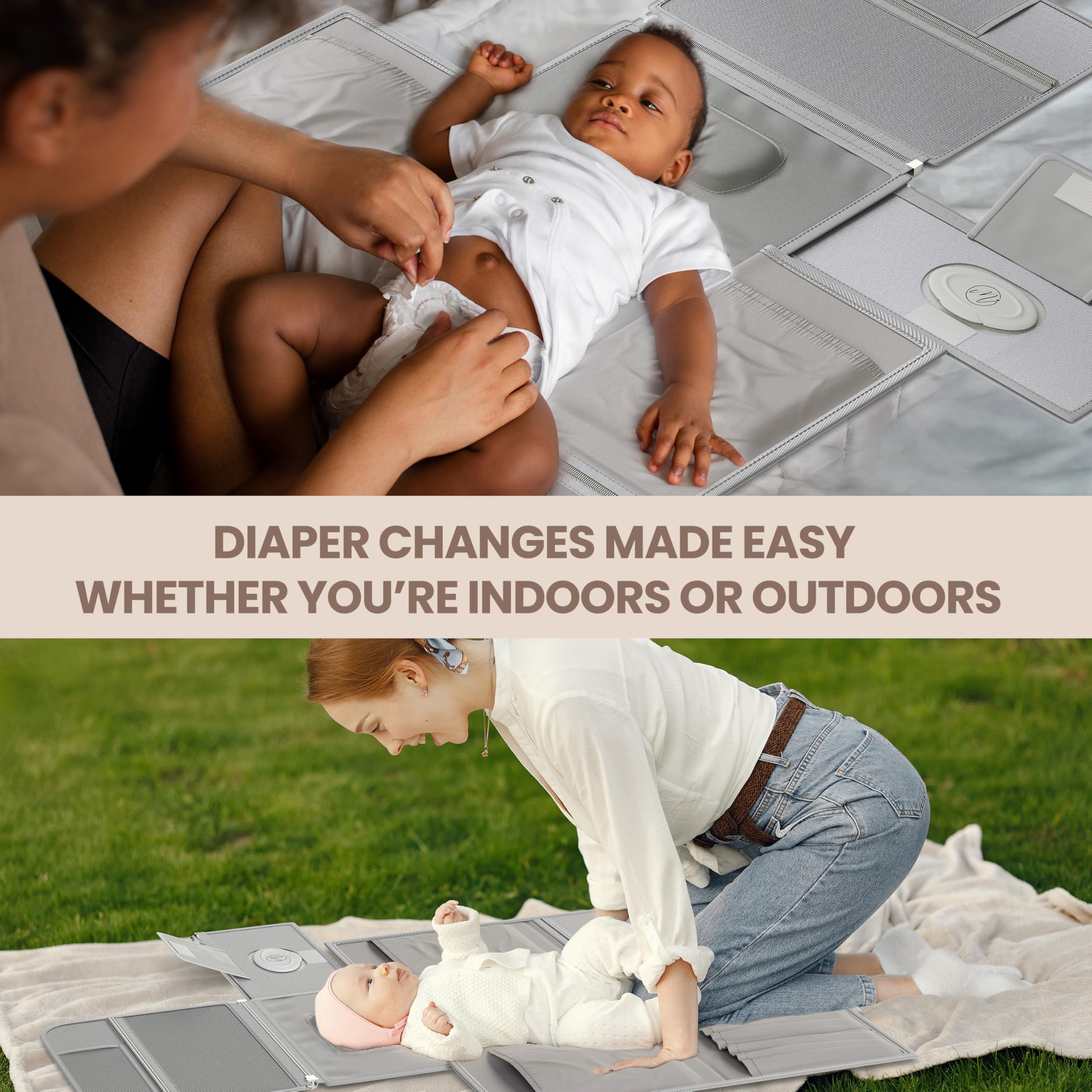 Mellories portable diaper changing pad gift pouch ready for gifting and storage