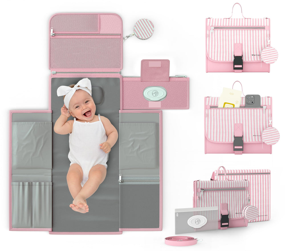 Mellories portable-diaper-pad compact travel-use for quick trips and errands