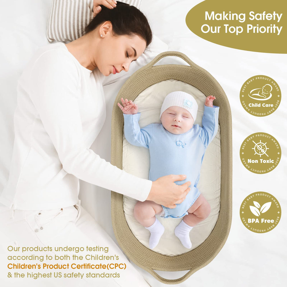 Meloom changing basket doubles as caddy for diapers and wipes