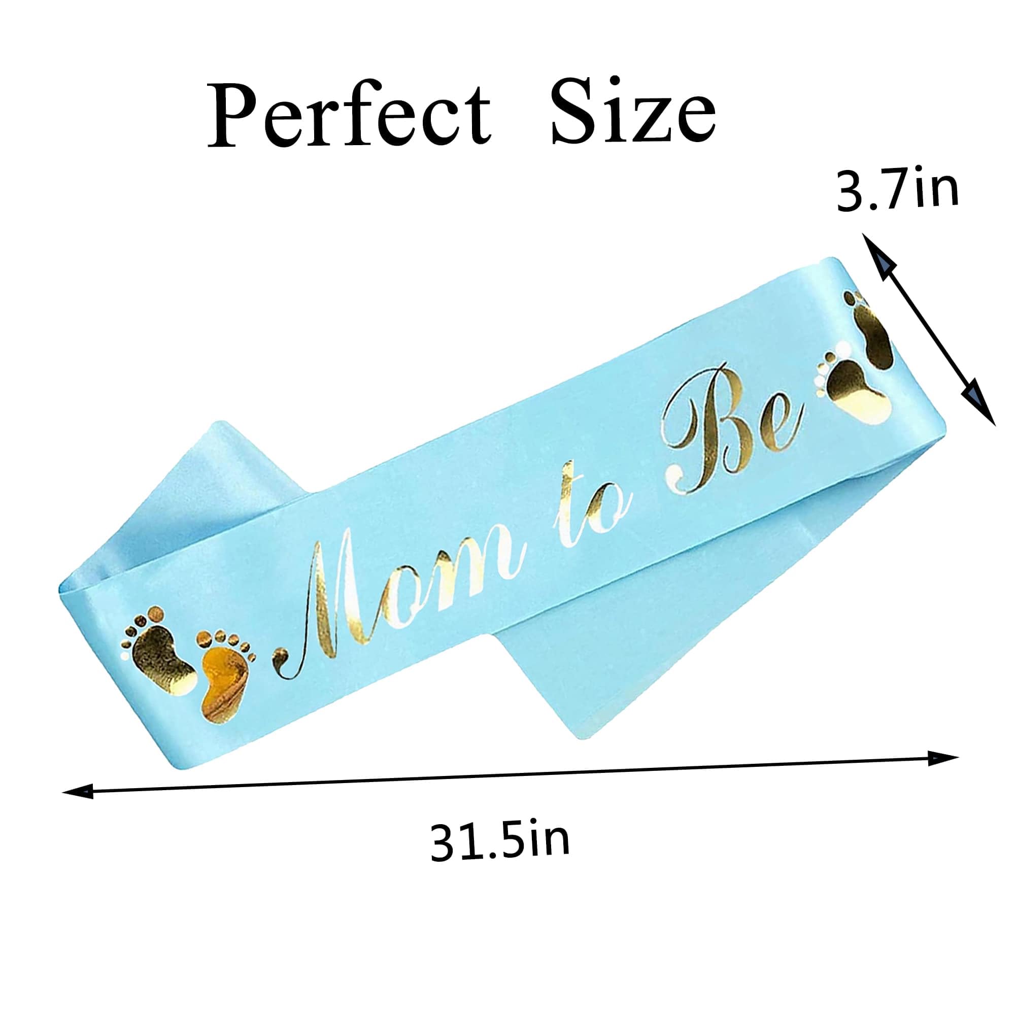 Memeyou mom to be sash – elegant maternity sash for photos.
