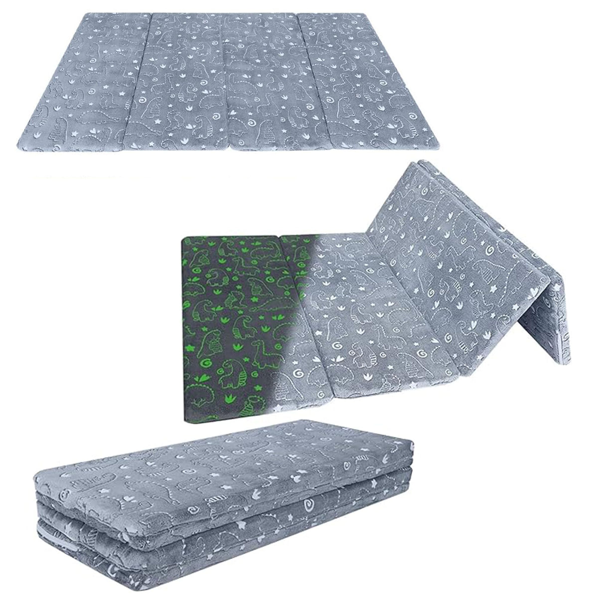 MeMoreCool Kids Floor Futon flat 6x4 ft showing a soft surface for safe play.