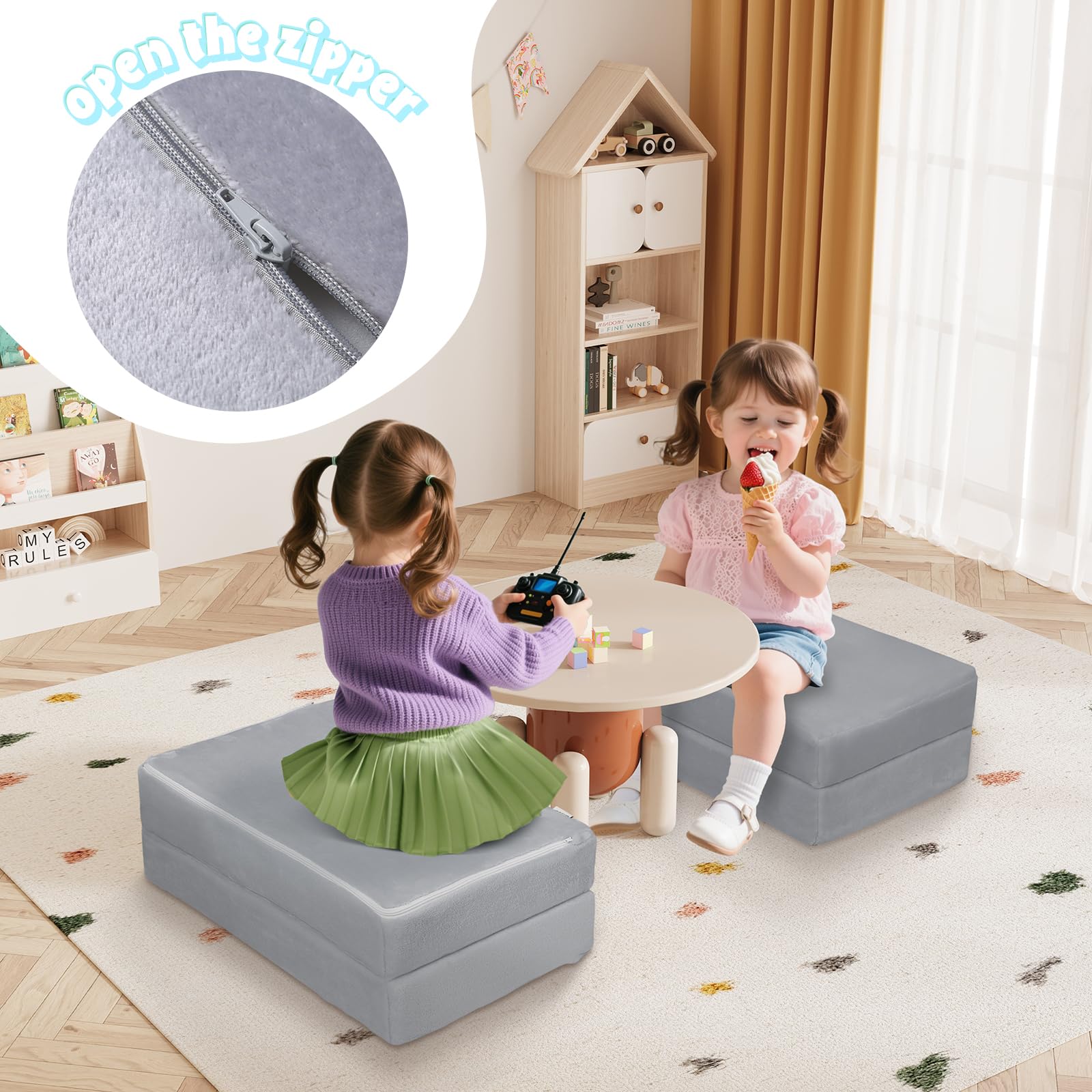MeMoreCool Glow-stars design emits a gentle glow for bedtime ambiance