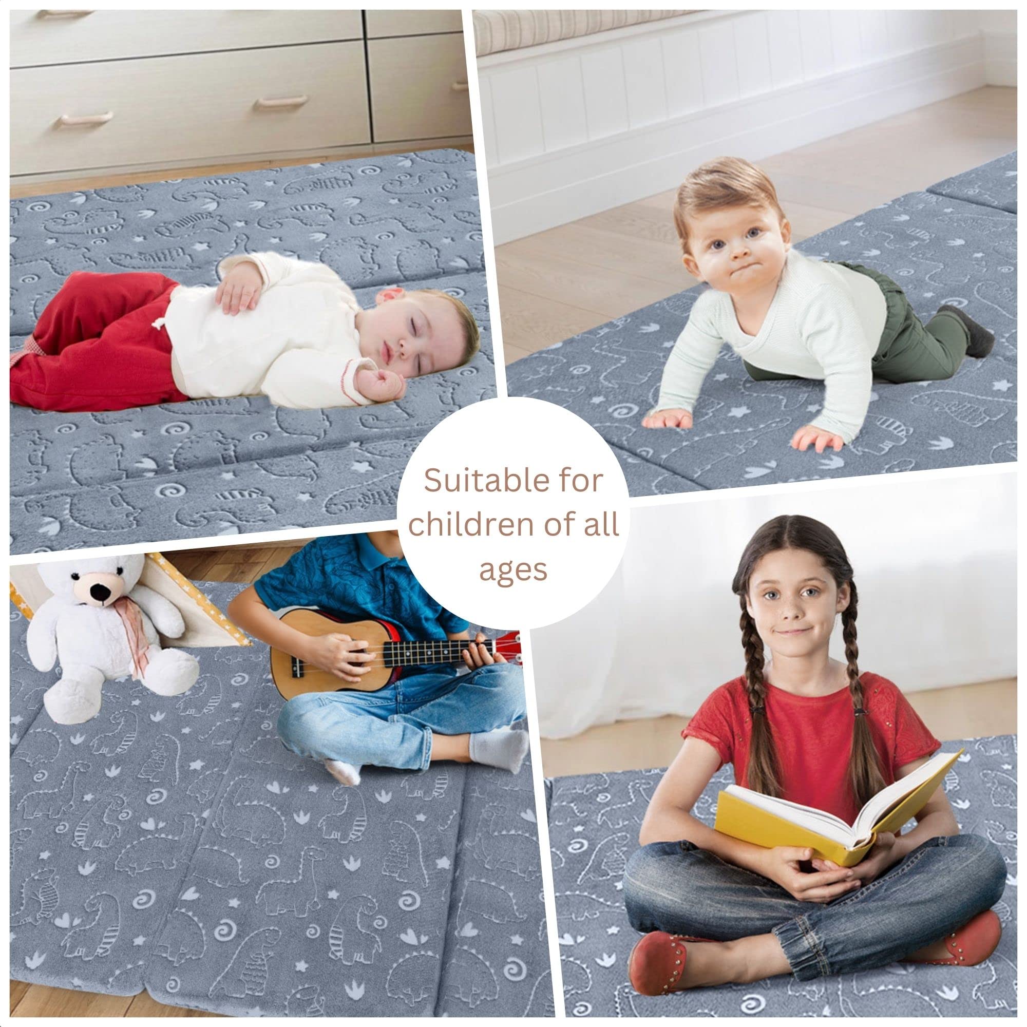 MeMoreCool 2-in-1 design provides a large cushioned surface plus foldable portability.
