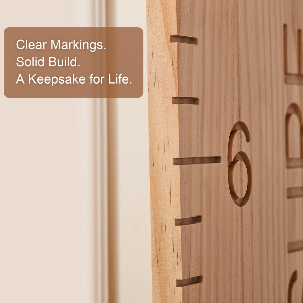 Mengliky height chart easy wall installation demonstrates hassle-free setup and alignment in minutes.