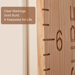 Mengliky height chart easy wall installation demonstrates hassle-free setup and alignment in minutes.