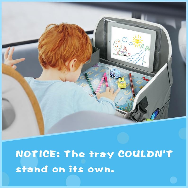 MENZOKE collapsible design travel tray folds quickly for storage.