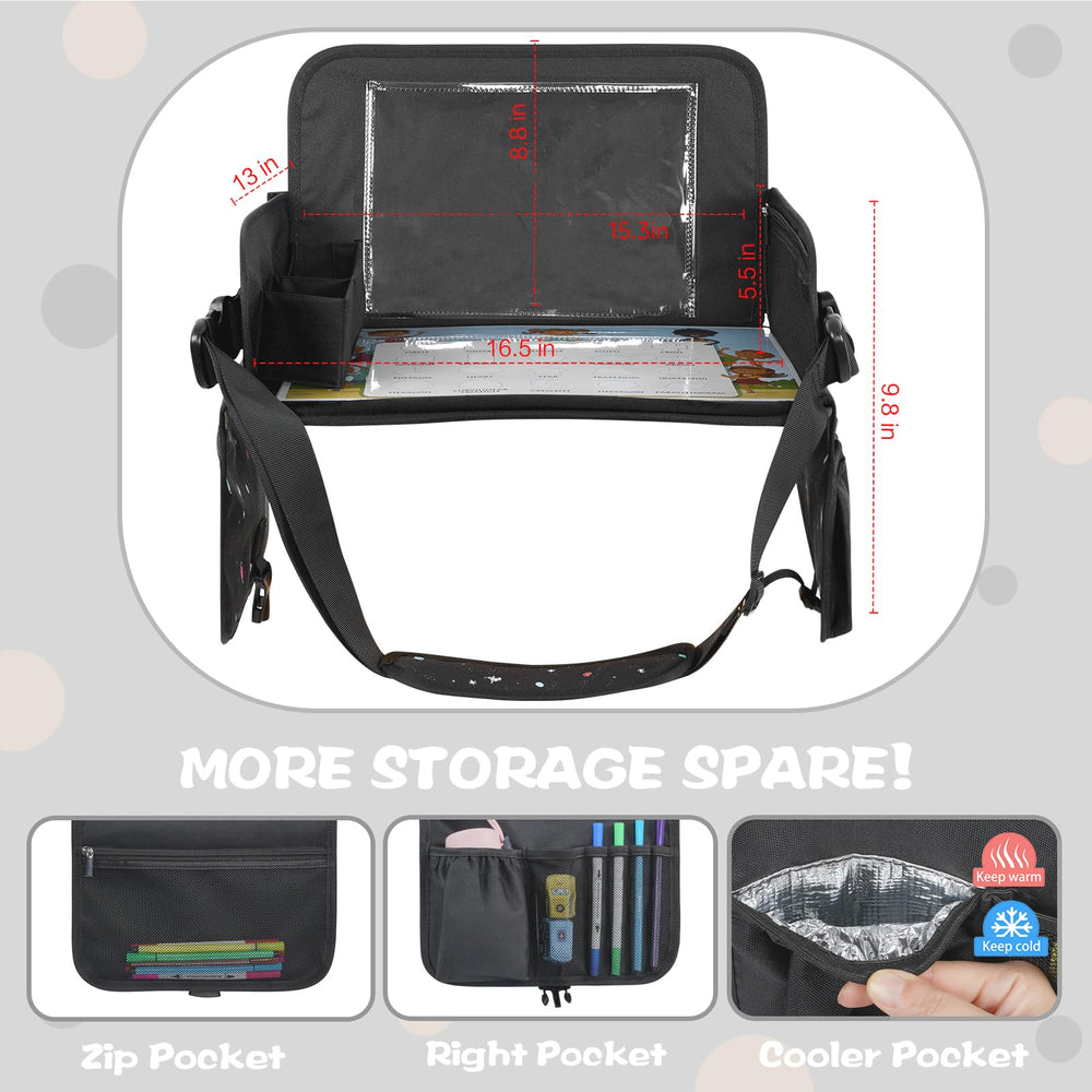 MENZOKE detachable strap keeps the tray stable or easy to carry.