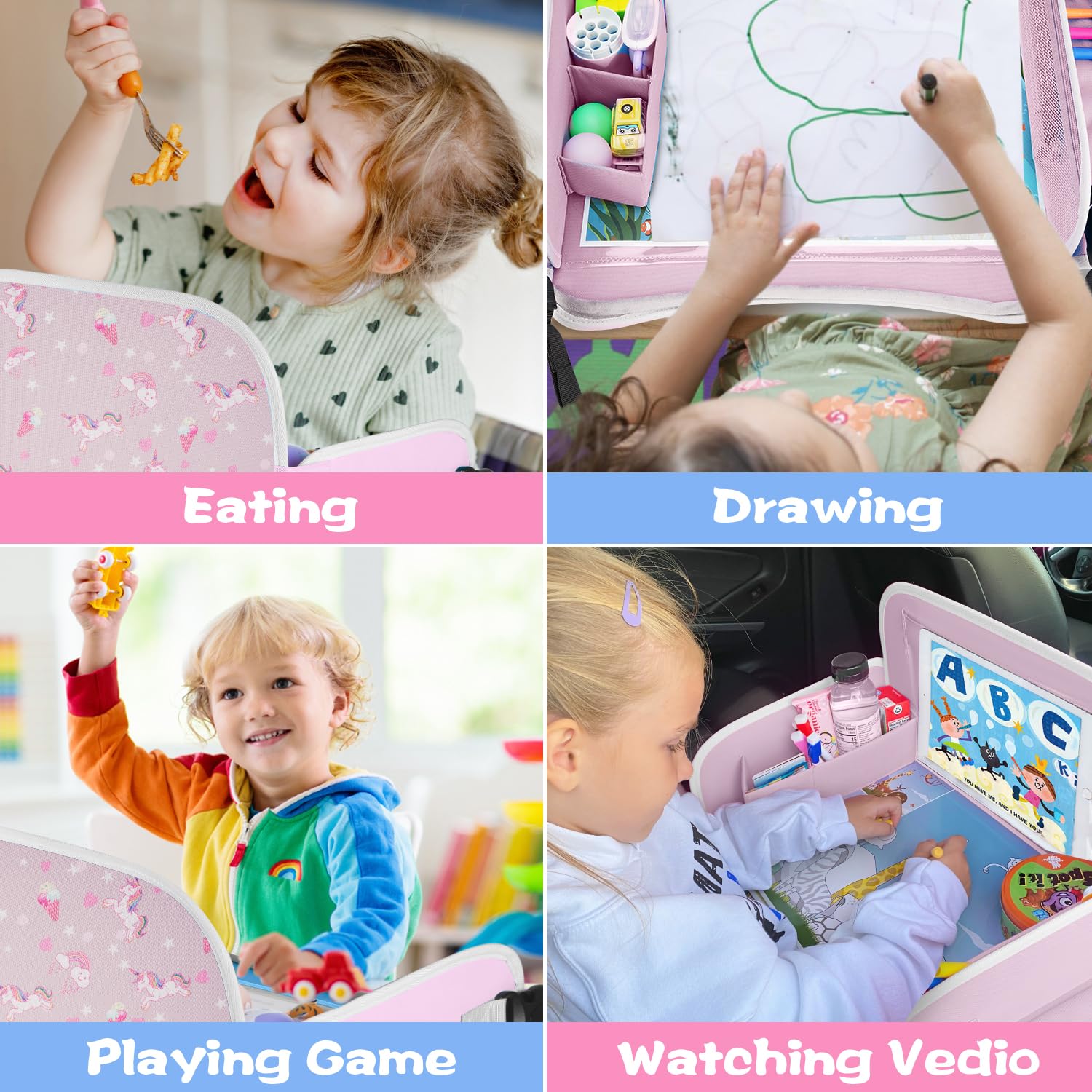 MENZOKE road-trip essentials tray captured in action for families.