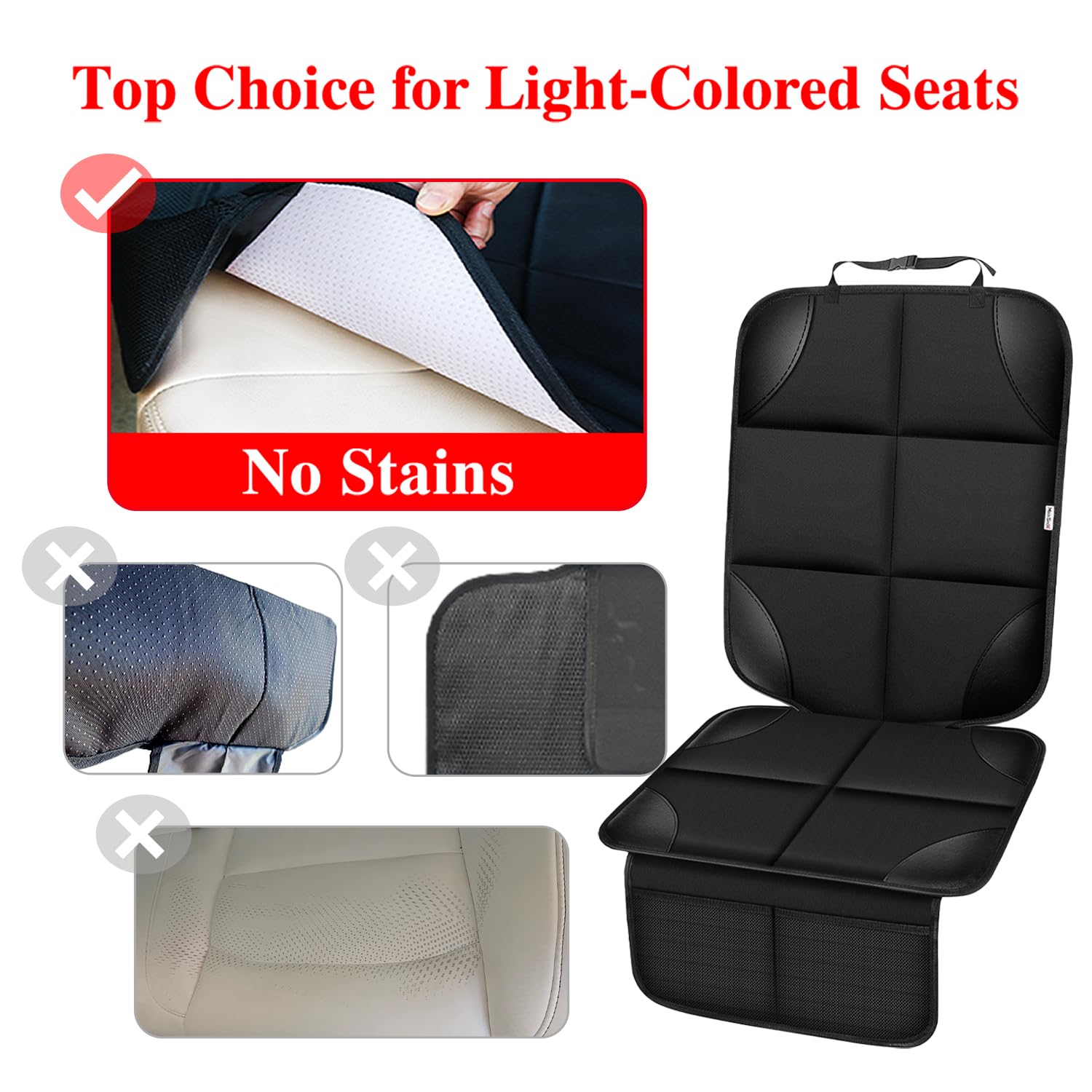 Meolsaek 600D fabric with waterproof backing guards against mud and moisture