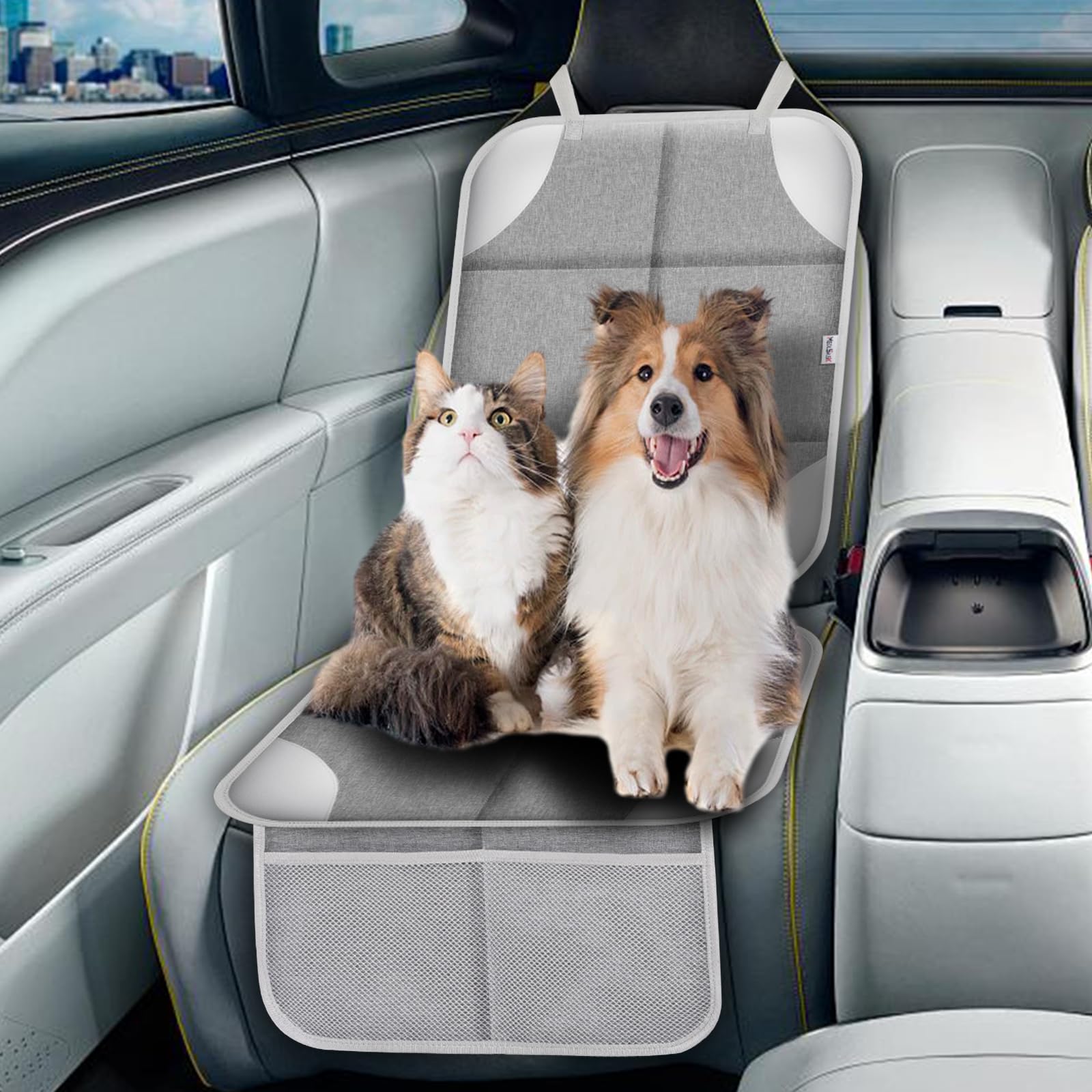 Meolsaek car seat protector resists fading and staining on light seats.