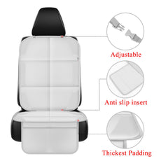 Meolsaek car seat protector seat-area—thick padding and easy wipe cleaning.