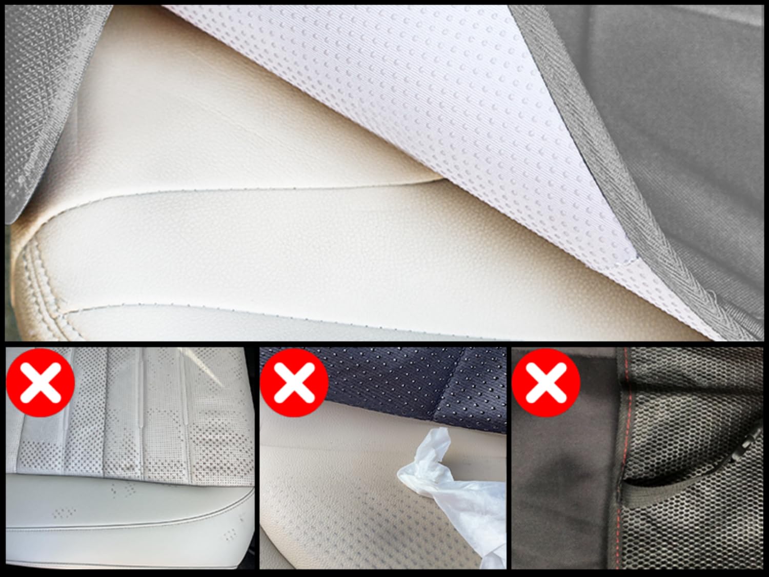 Meolsaek Car Seat Protector storage pockets organize toys and snacks